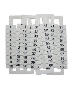 Morsettitalia 43310 Marking Tags 1 to 100 (1 set)