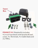 Prolec PDMKIT101 LIttelfuse MTR Series Fused 4 Way Sealed Distribution Module Kit